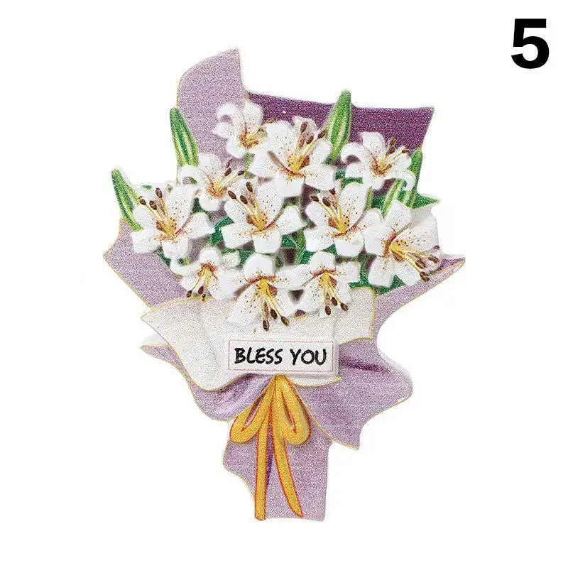 Sunflower Rose Bouquet Car Vent Aromatherapy Diffuser Plaster Floral Air Freshener Ornament Car Aromatherapy Accessories Oasis Select 5