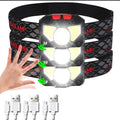 ESMARTER XPE+COB LED Headlamp 500LM 6 Modes Motion Sensor