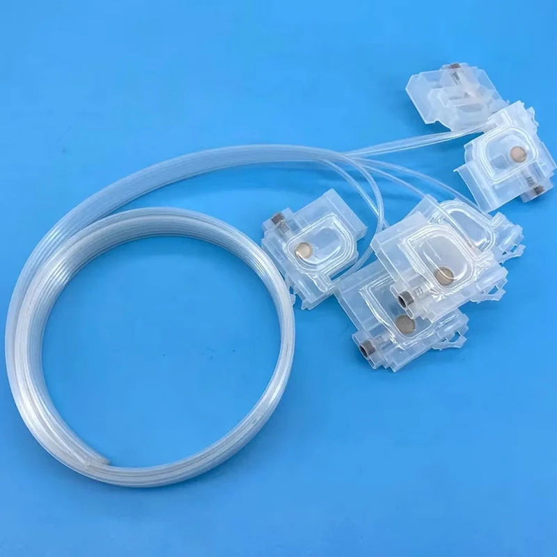 WISH DTF Printer Ink Tube Damper Pipeline L805 L801 L1800 R1390 DTG Printer Ink Pipeline Clear Bottle Ink Sac Damper US Plug Oasis Select
