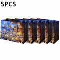 20PCS Happy Hour Gift Bags Shopping Tote Bags Candy Packaging Bags Simple Pick A Star for You Gift Bags Birthday Holiday Gift Ba Oasis Select Blue-5PCS 18x16x10cm