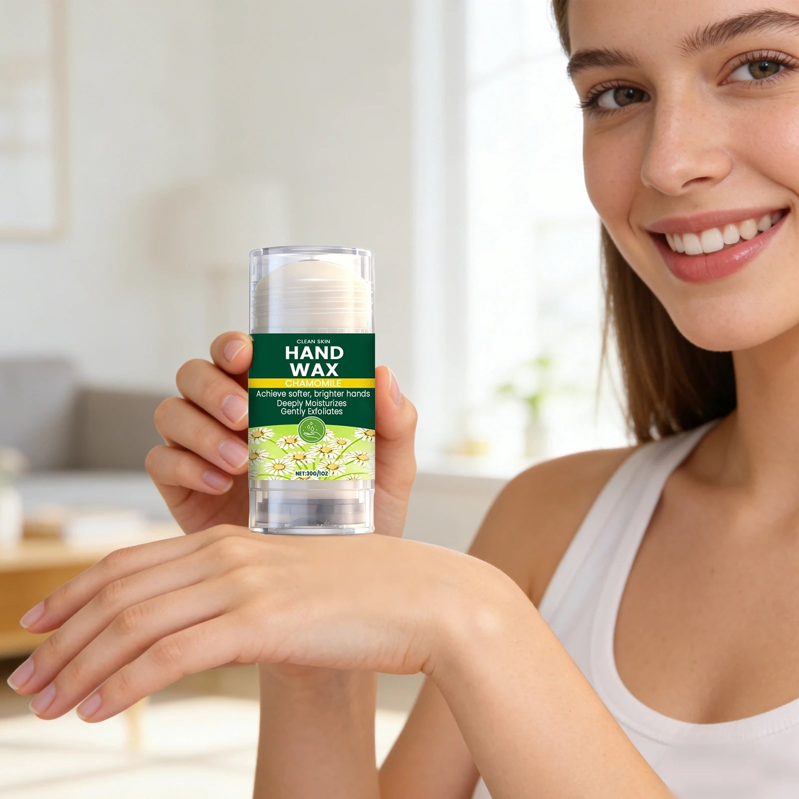 Chamomile Hand Wax Moisturize Hand Skin Repair Dry Cracked Soften Roughness Smoothing Skin Fine Lines Portable Hand Care Cream Oasis Select