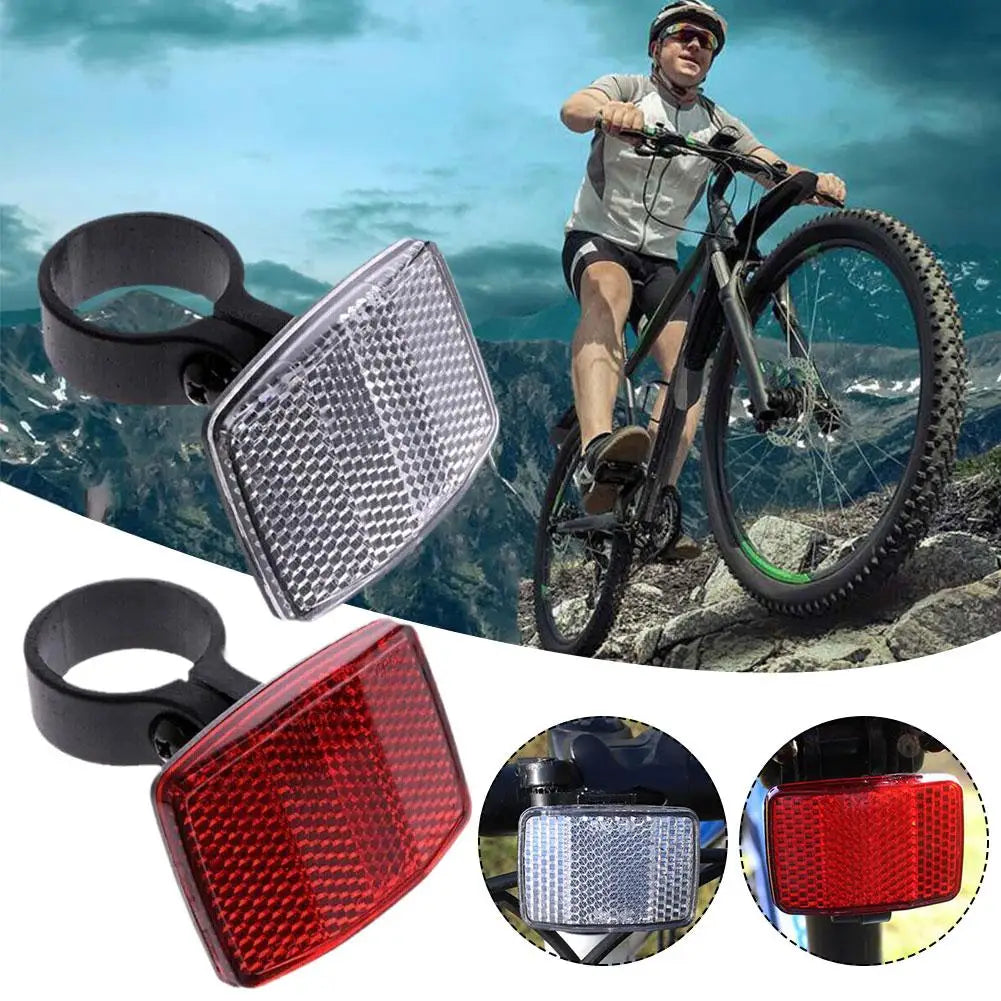 Bicycles Handlebar Reflector Plastic Safety Bike Rear Reflector Safety Warning Light Bike Accessories Easy to Install Oasis Select