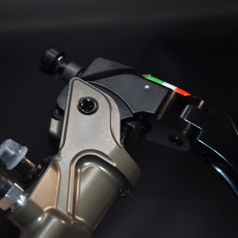 Universal motorcycle brake lever with aluminum alloy 17mm piston, suitable for master brake cylinder and clutch cylinder, high-p Oasis Select