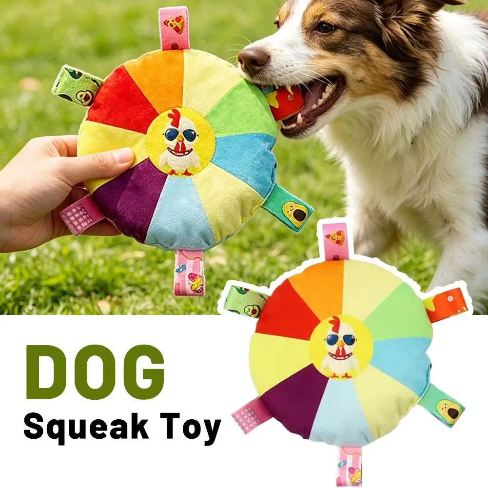 Cartoon Design Dog Plush Sound Toy Wear Resistant Bite Resistant Teddy Chew Toy for Puppy Pet Teeth Grinding Relief Oasis Select