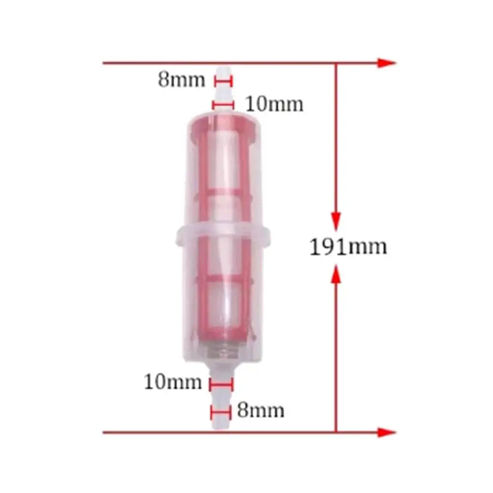 Universal Large Inline Diesel Fuel Filter for 8mm - 10mm Pipe Hose Effectively Filters Out solid impurities in Fuel Oasis Select