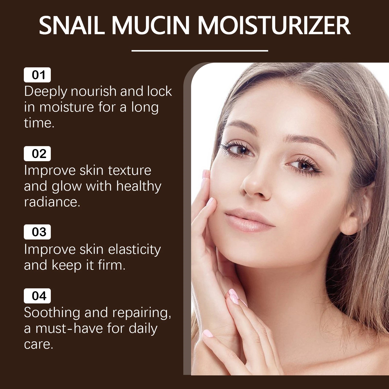 Jaysuing Snail Collagen Moisturizing Cream Anti-Aging 60g Face Moisturizing Cream Oasis Select