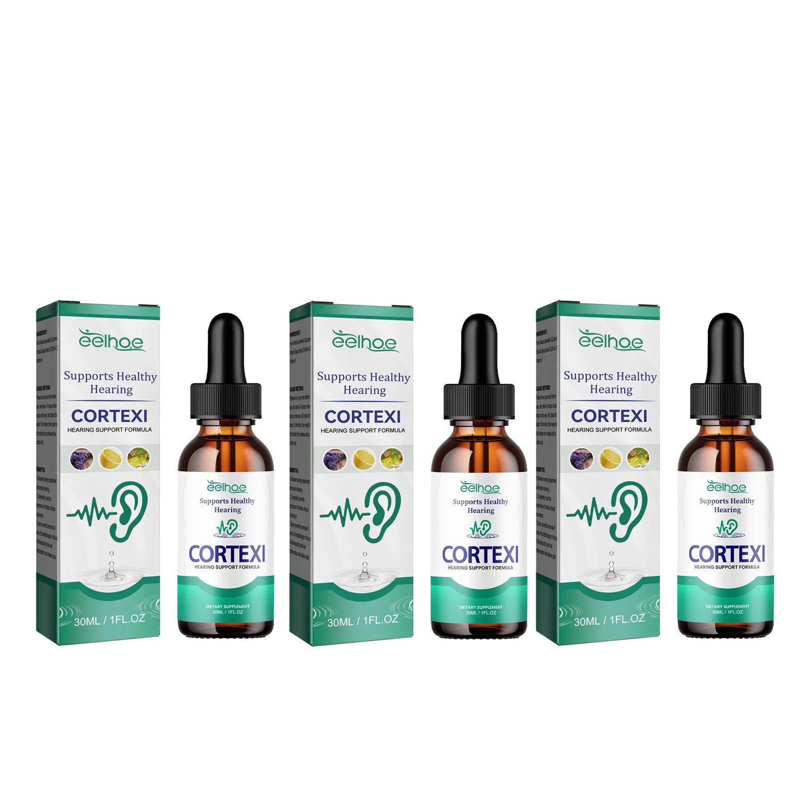 Ear Care Drops Hearing Support Formula Gentle Earwax Removal Drops Ear Discomfort Relief Soothing Ear Canal Care Oasis Select 3pcs