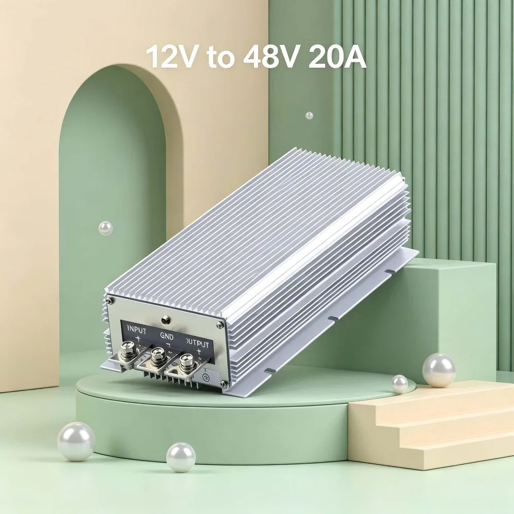 Converter 12V to 48V Power Supply DC/DC 20A 960W Module Step Up Voltage Input 10V-16V Regulator Voltage Transformer Boost Car Oasis Select 12V to 48V 20A