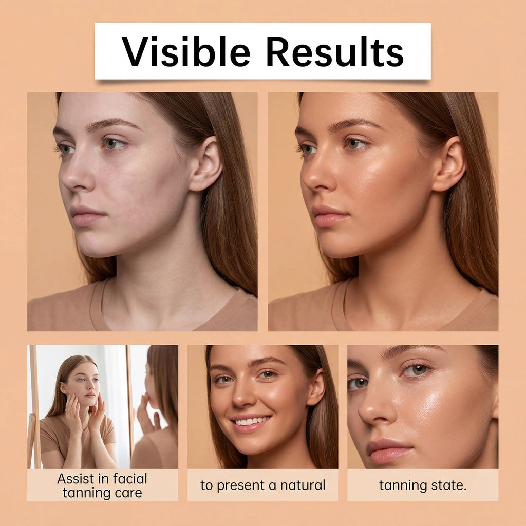 0.25mm Micro-Needle Patch Sun-Free Glow Uniform Streak-Free Tan Quick Absorption No Mess Facial Self Tanning Patch tool Oasis Select