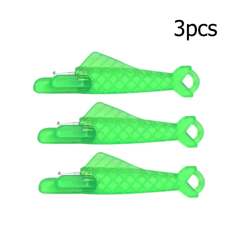 Automatic Needle Threader DIY Tool Home Hand Sewing Machine Device Thread Auto Needle Cross Stitch Sewing Accessories Oasis Select 3pcs green