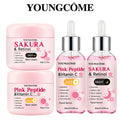 4-Piece Day & Night Skincare Set – Peptide, Vitamin C & Retinol Day & Night Skincare Set Oasis Select 4pcs1set