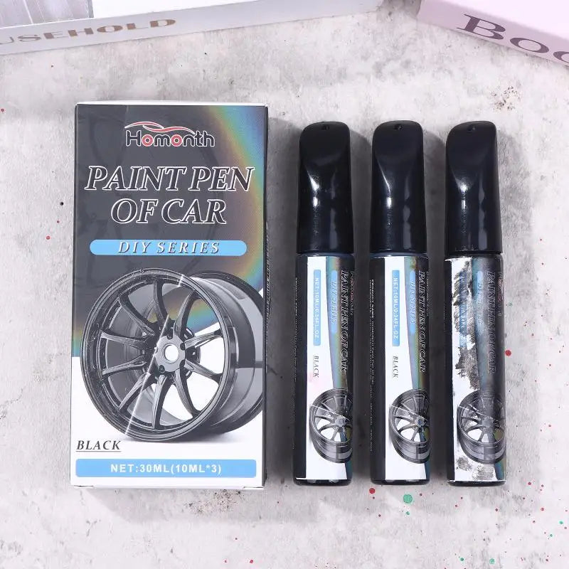 3 Units of Black Car Wheel Scratch Eraser Pen, Auto Paint Cleaner, Effective Dirt Removal and Touch Up Oasis Select