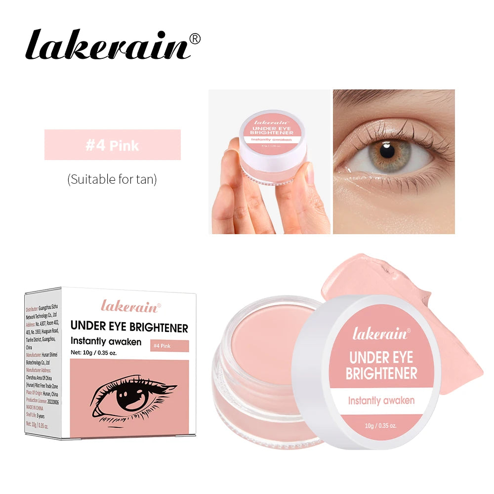 Under Eye Brightener Concealer Cover Anti Dark Circles Nourishing Light Texture Color Corrects & Brightens Concealer Eye Makeup Oasis Select 4Pink
