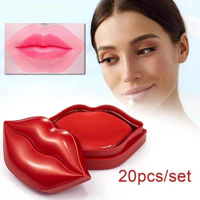 BIOAQUA Cherry Gollagen Hydrating Lip Mask Moisturizing Nourishing Anti-Drying Lightening 20pcs Oasis Select