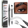 Hello Kiss Microblading Eyebrow Pen – Waterproof, 4-Tip, 5 Colors
