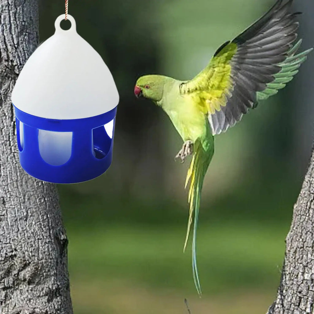 Pigeon Water Feeder 2L Bird Water Dispenser Removable Spill-Proof Pigeon Waterer for Outdoor Bird Cage Hydration Duck Keeping Oasis Select
