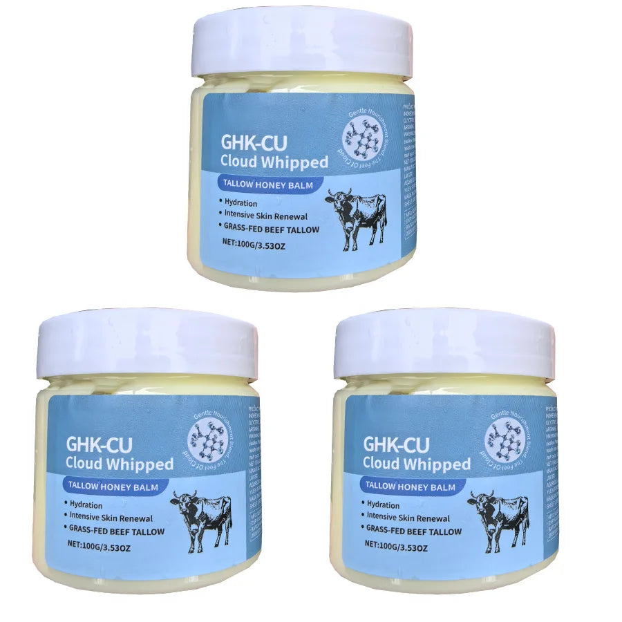 GHK-Cu Copper Peptide Whipped Tallow Face & Body Cream 100ml