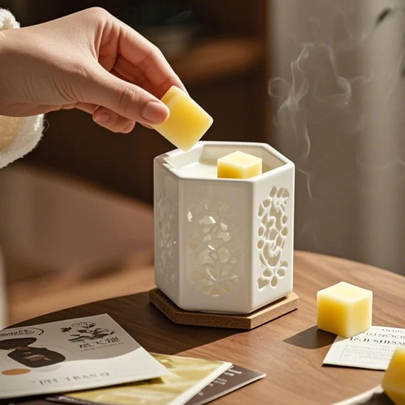 Fragrant Wax Block Solid Essential Oil DIY Material Rich Incense Sandalwood Fragrance Premium Spices Relaxing Meditation Aroma Oasis Select