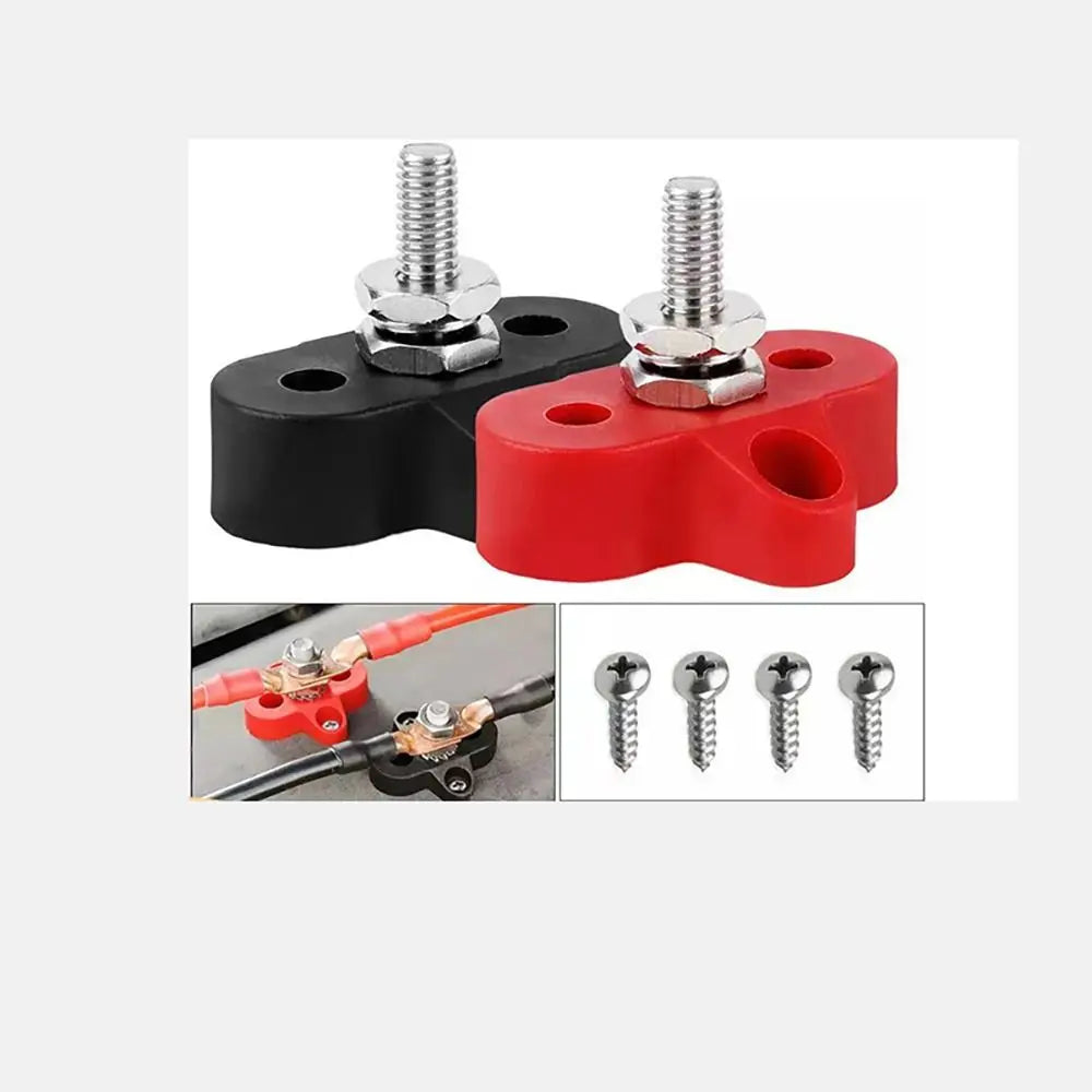 For Car Truck RV Boat Bus Bar Terminal Block Battery Power Stud Junction M6 M8 Bus Bar Heavy Duty Power Distribution Stud Oasis Select