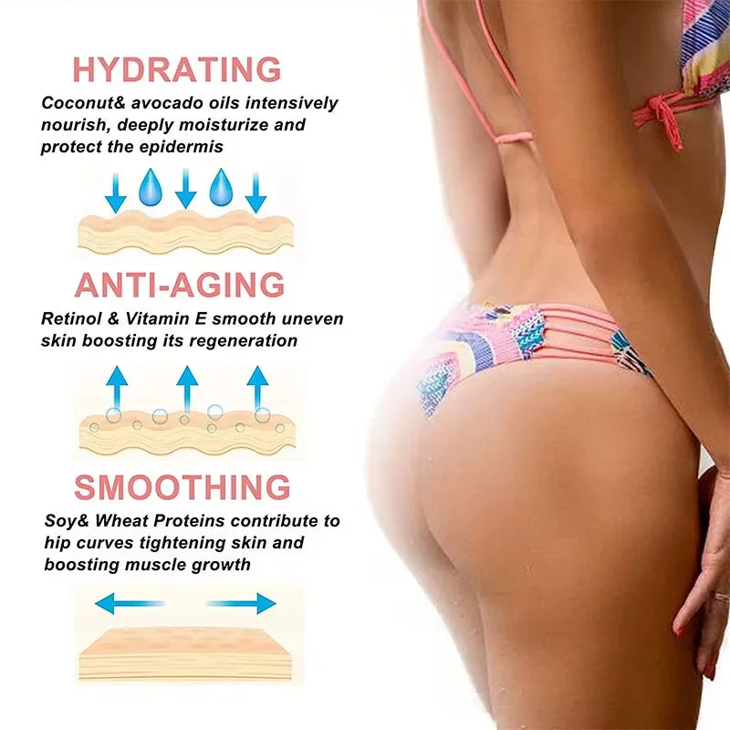 Buttock Lifting & Firming Cream – Collagen Body Shaping 60g Body Firming Cream Oasis Select