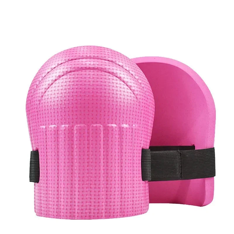 1 Pair Elastic foam knee pads,construction work protection, pads' auto repair site knee pads, masons knee pads Oasis Select Pink a pair