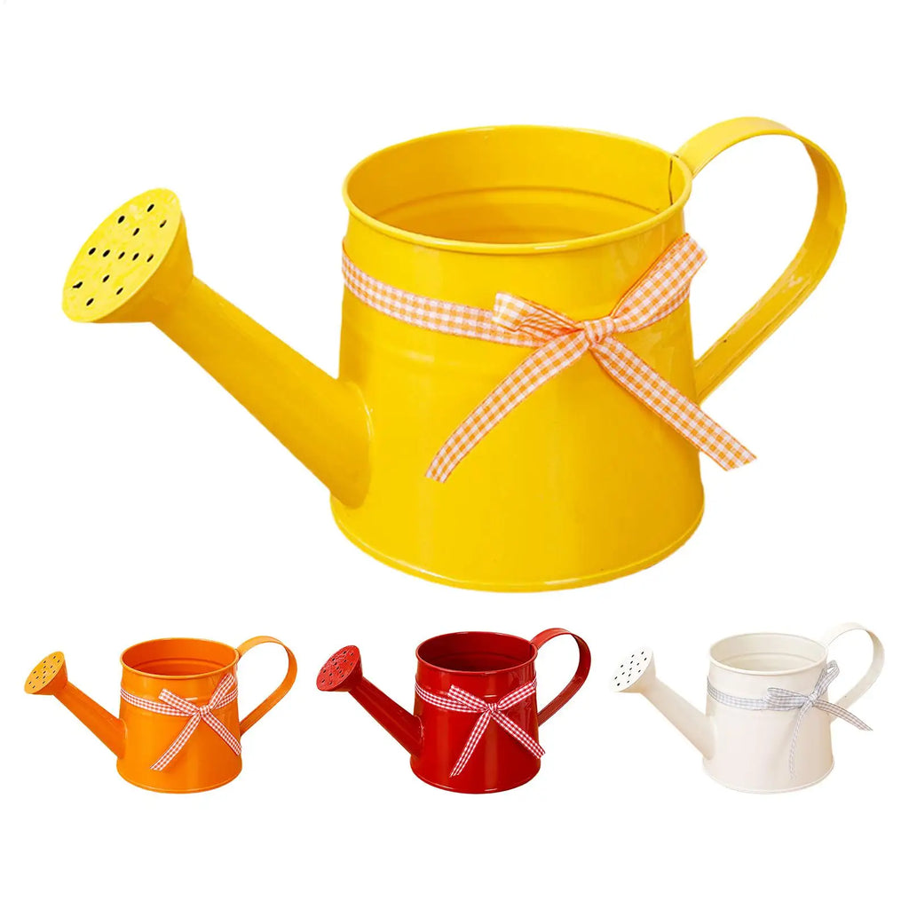 1PC Metal Watering Can Garden Flower Kettle Mini Small Water Spraying Pot Sprinkle With Large Capacity Plants Sprinkler Oasis Select