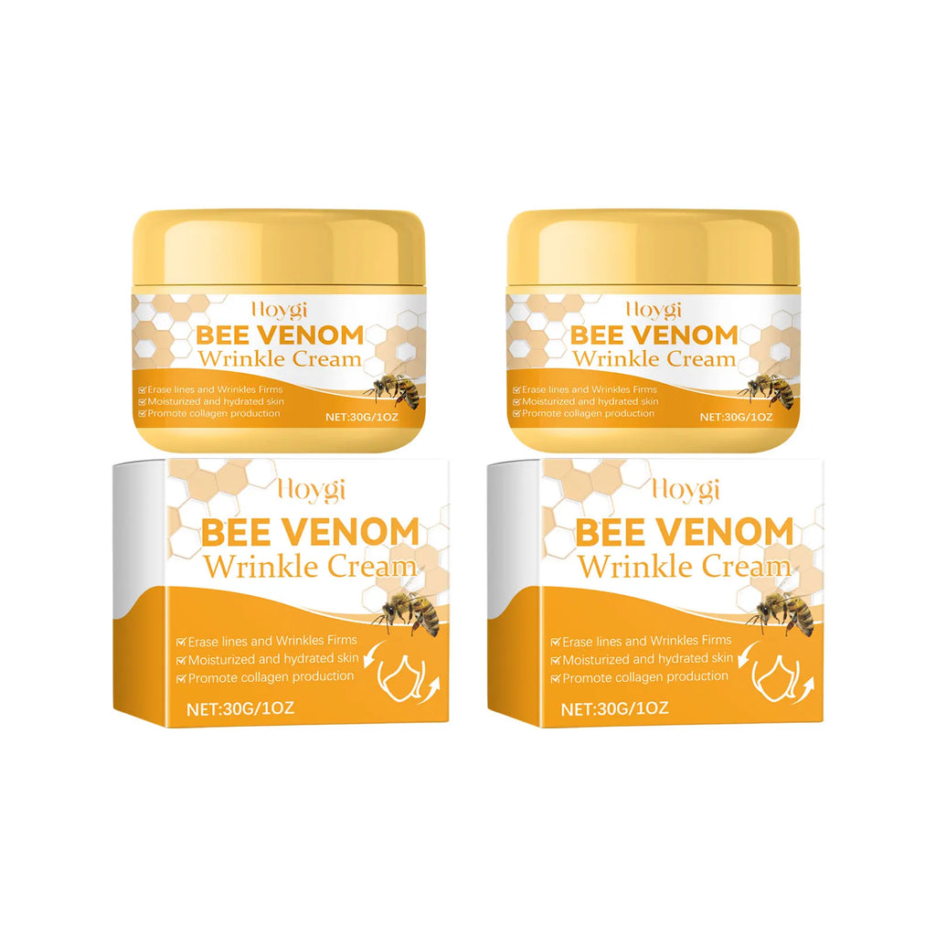 Bee Venom Face Cream Moisturizing Sagging Improvement Reduce Fine Lines Damaged Skin Repair Facial Cream Nourishing Skin Care Oasis Select 2 X 30g boxed