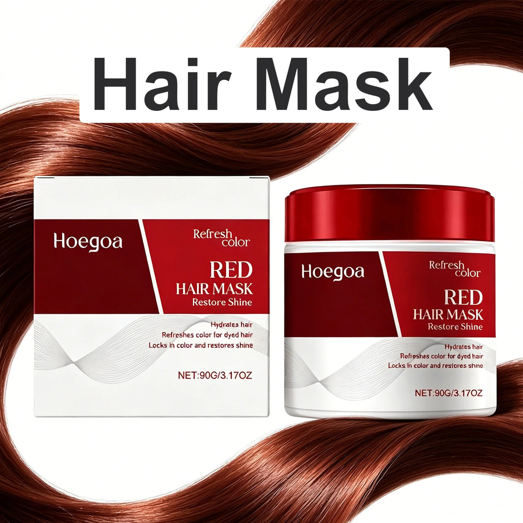 Color Depositing Hair Mask Deep Conditioning Hydrates&Repairs Enhances Hair Color Red Blue Brown Tones Boosts Shine Fades Color Oasis Select