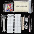 200g Soy Wax set Scented Candle Raw Material or DIY Candle Making Supplies with Candle Wicks Wax Material Kits Oasis Select 200g set