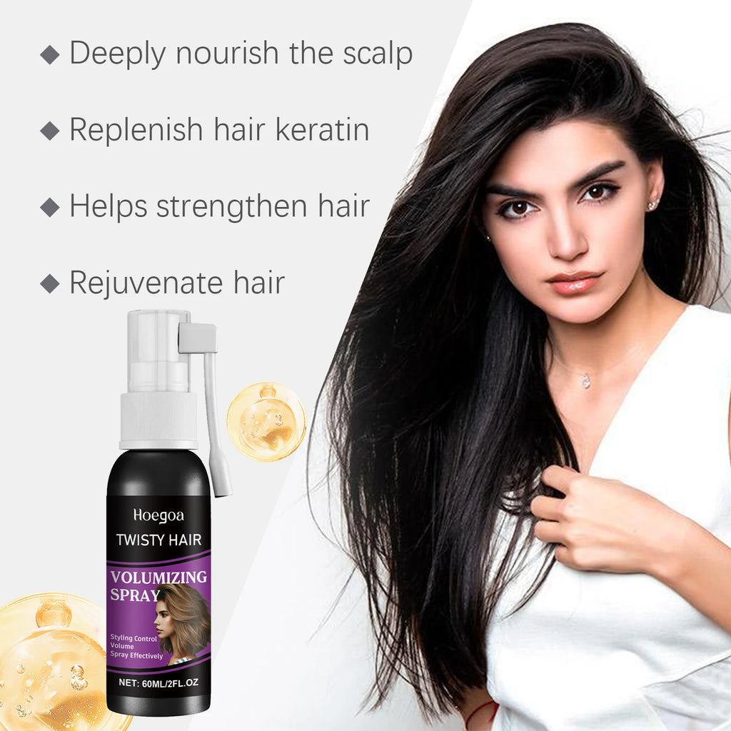 Fluffy Volumizing Hair Spray Quick-Drying Non-greasy Wash Free Increase Volume Lazy People Hairdressing Hair Shaping Spray Oasis Select