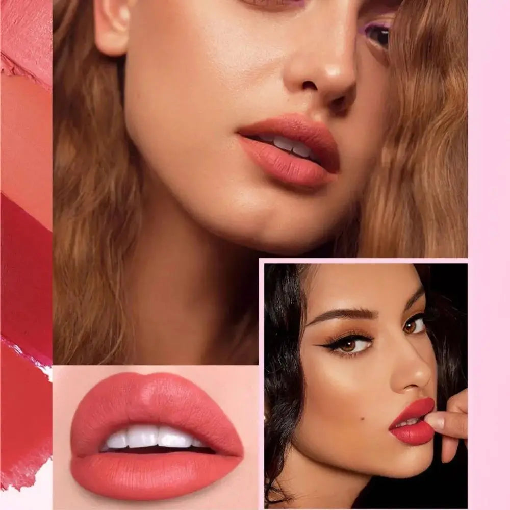 SAM SUGAR Gold Bar Glitter Lipstick – 6 Shades, Long Lasting