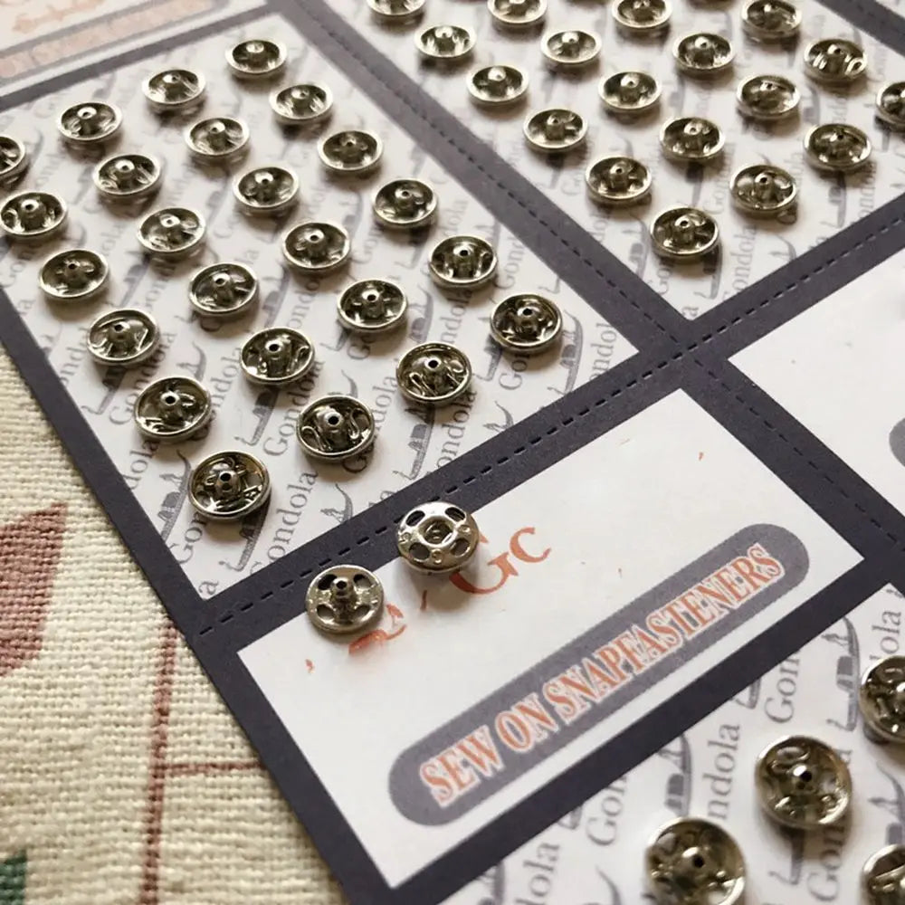 10/24pcs Cute Girl Gift Invisible Snap Craft Metal Buckles DIY Clothes Mini Buttons Clothing Sewing Buckle Oasis Select