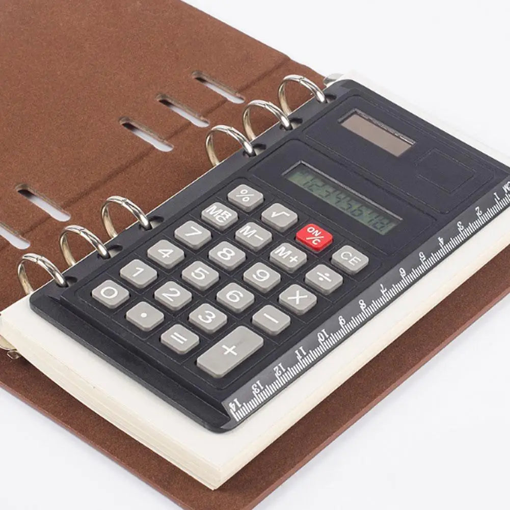 Multifunction Binder Calculator with Ruler & Calendar | 8-Digit