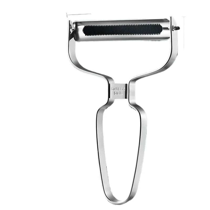 Cabbage Wide Mouth Peeler Stainless Steel Large Caliber Slicer for Radish Cucumber Potato and Vegetable Peeling Shredding Oasis Select