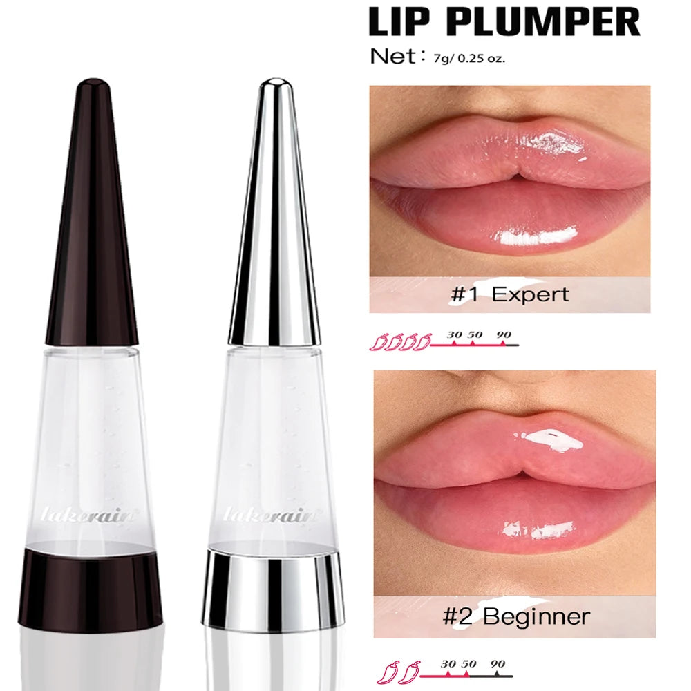 Lip Plumper Instant Moisturizing Lip Gloss Transparent Plump Lips Care Lip Stuffer Gift Korean Cosmetics Makeup Oasis Select