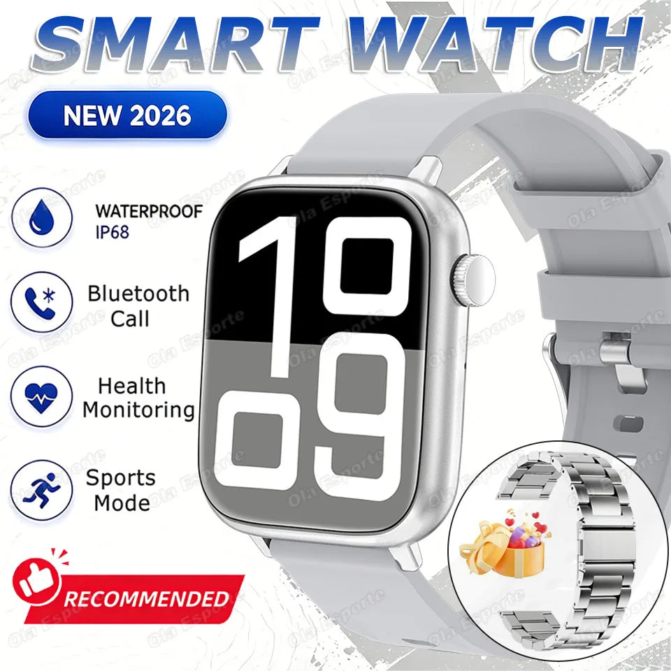 Ola Esporte 1.85" Smart Watch – Bluetooth Call & Fitness Tracker