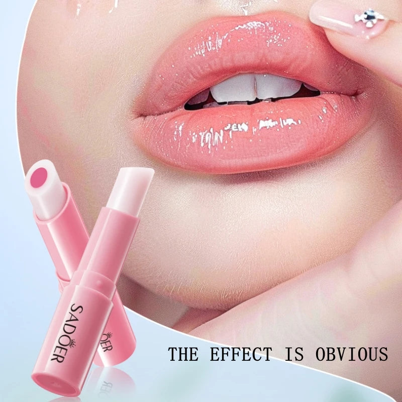 SADOER Peach Color-Changing Lip Balm 3-Pack & 5-Pack