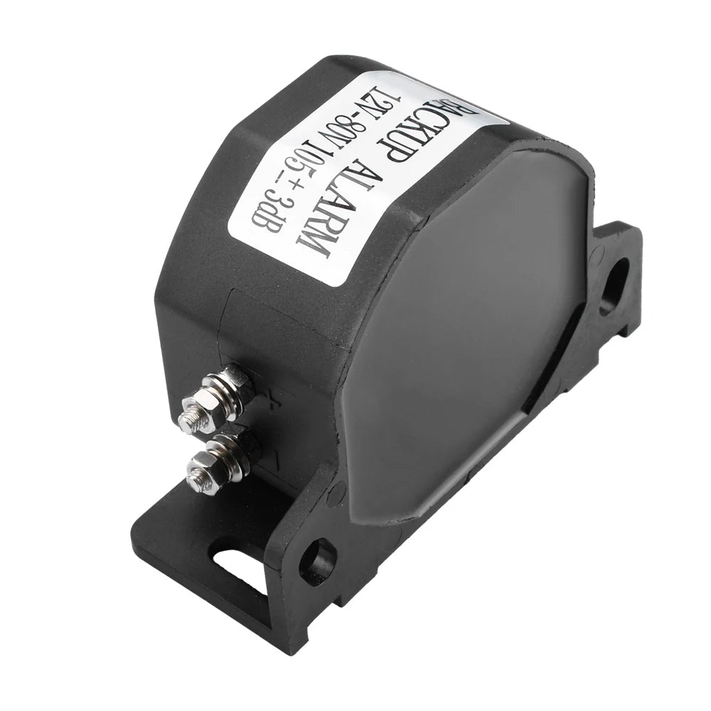 105dB Decibel Backup Siren Beeper Buzzer Sound Warning Alarm 12V 24V-80V Car Truck Vehicle Horn For Vehicle Reversing Reminders Oasis Select