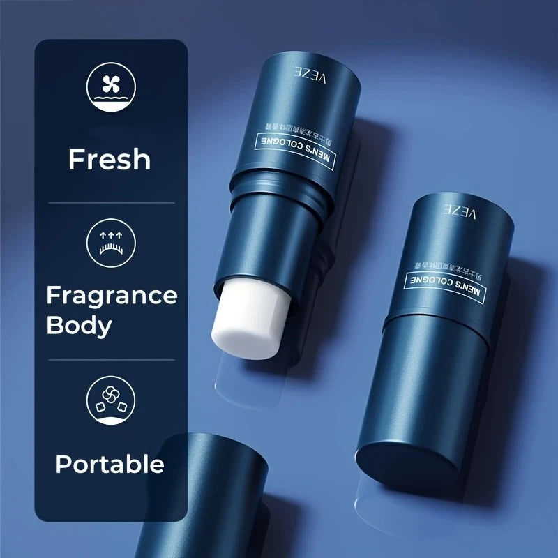 Men's Solid Perfume Stick – Fresh Portable Travel Fragrance Solid Cologne Stick Oasis Select