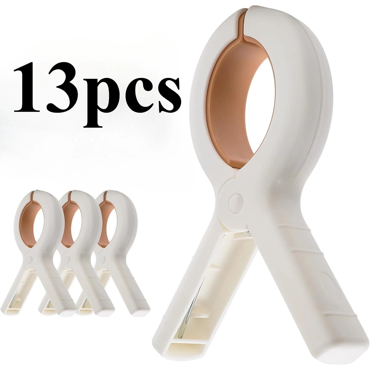 13pcs Large Opening Strong Windproof Clothes Peg, High-Quality Clothes Clip Suitable for Home and Dormitory Drying, Clothes Pins Oasis Select 13pcs