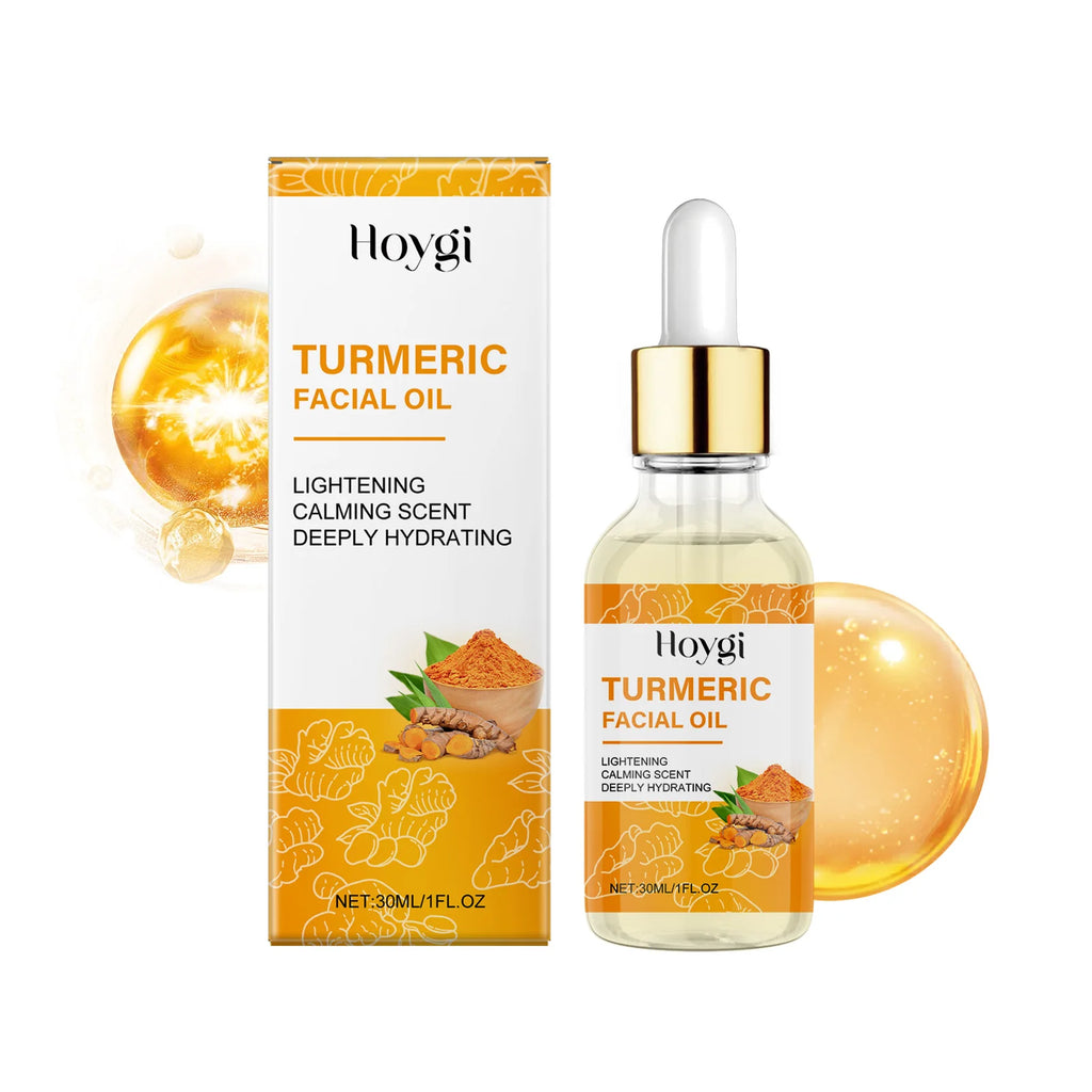 Hoygi Turmeric Facial Essence Oil – Brighten & Fade Dark Spots Facial Essence Oil Oasis Select 30ml Boxed