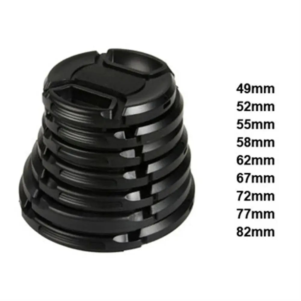 Snap-on Camera Front Lens Cap Cover Protector 37 40.5 43 46 49 52 55 58 62 67 72 77 82 MM for Can Leica Nikon Len Cap Olypums Oasis Select