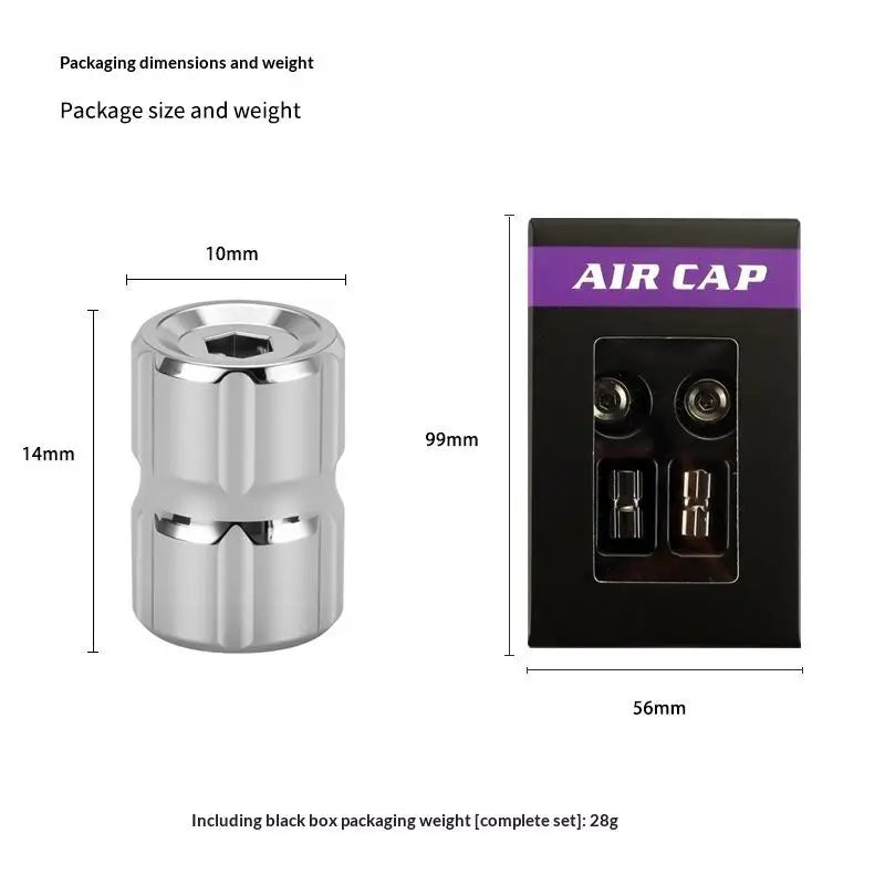 4pcs Car Tire Valve Stems Caps, Anti-Theft Auto Wheel Valve Stem Covers With O Rubber Seal, Universal Stainless Tyre Air Stems Oasis Select