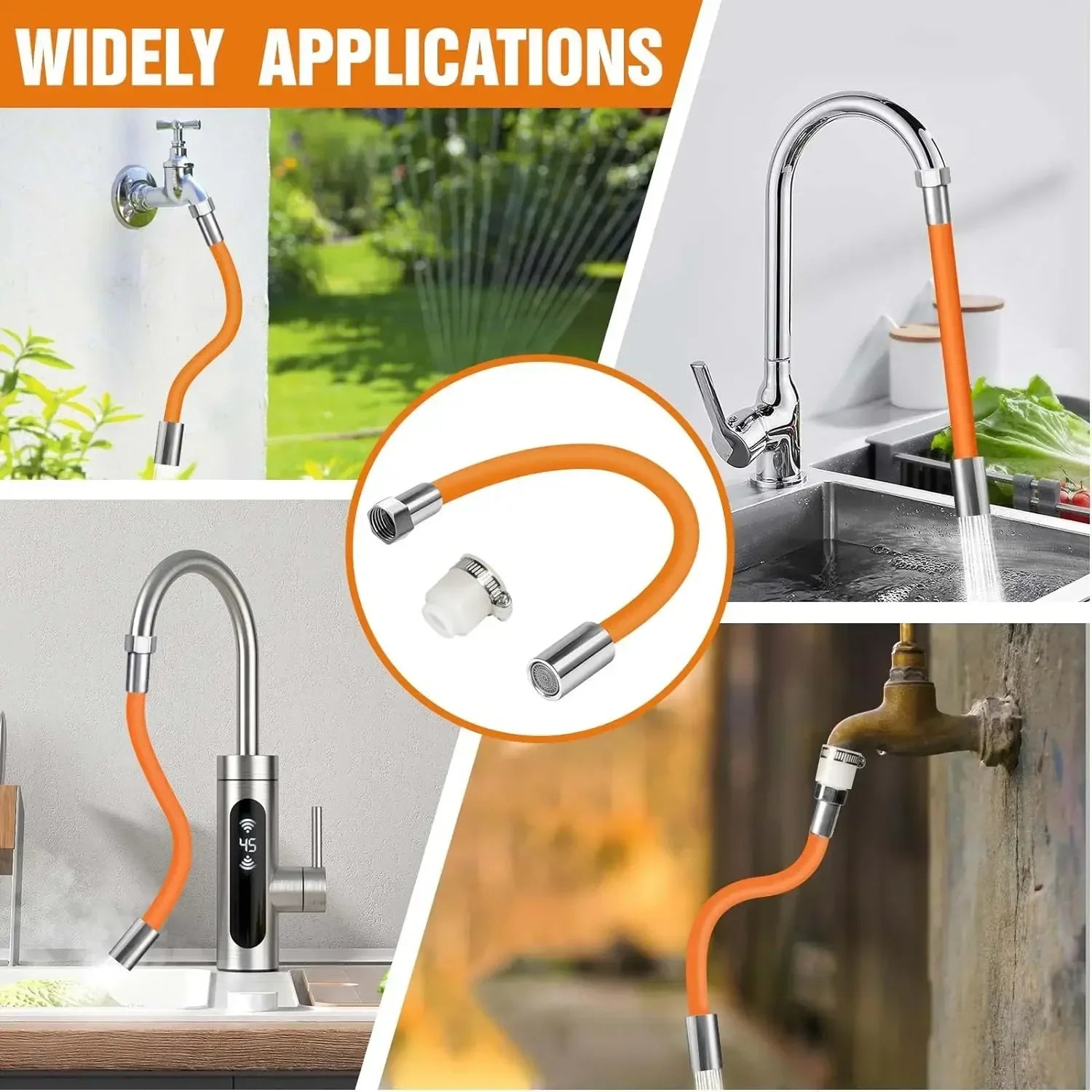 Water Faucet Extension Pipe, Universal Extended Water Pipe, Anti-Splash Extension Pipe 2025 Oasis Select
