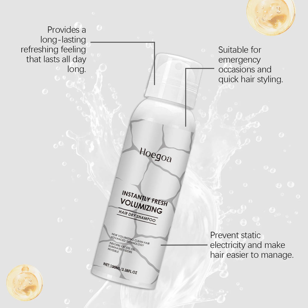 HOEGOA Dry Shampoo Spray – Oil Control, Volume & Anti-Frizz Dry Shampoo Spray Oasis Select