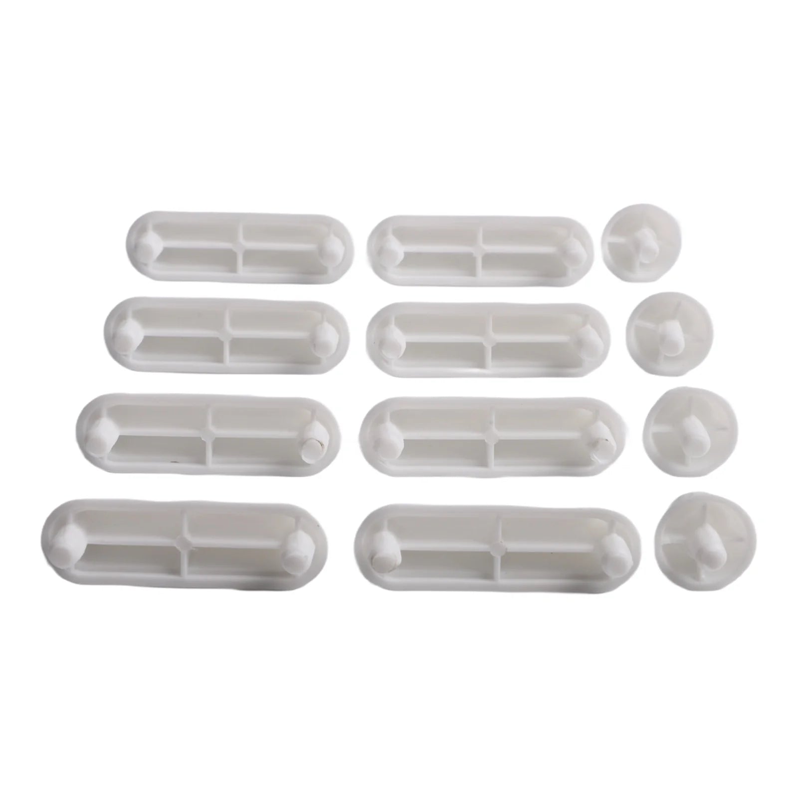 12pcs Toilet Seat Buffer Set Plastic Shock Absorber Toilet Seat Bumpers Toilet Seat Lid Pads Replacement Parts Oasis Select