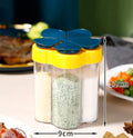 5-Compartment Spice Organizer Jar – Camping & Kitchen | CHANSUNRUN Spice Organizer Jar Oasis Select Blue