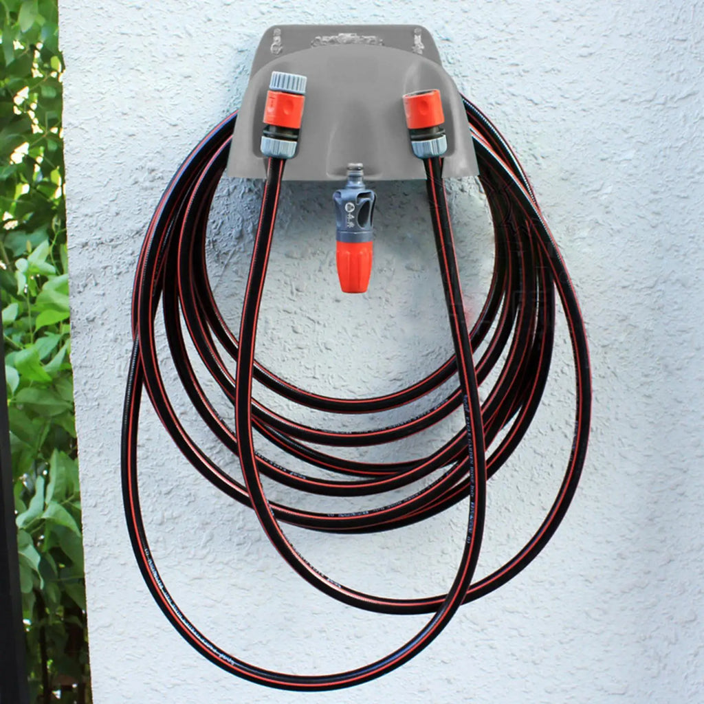 Garden Hose Holder Wall Mount Hose Bracket Garden Hose Pipe Storage Holder Rack Bracket Outdoor Garden Irrigation Accessories ﻿ Oasis Select