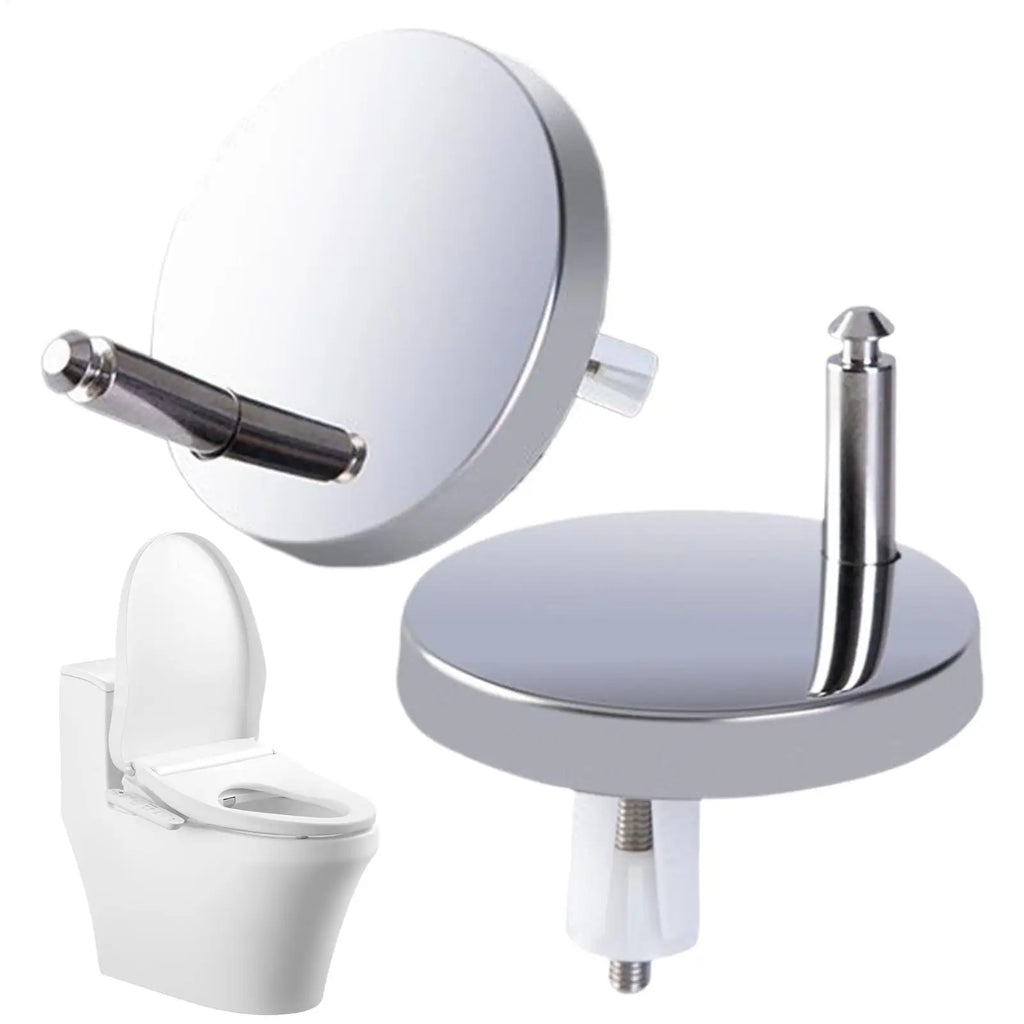 2Pcs Toilet Seat Hinges Universal Seat Top Fix Hinge Stainless Steel Replacement Toilet Seat Parts Mounting Connector Attachme Oasis Select