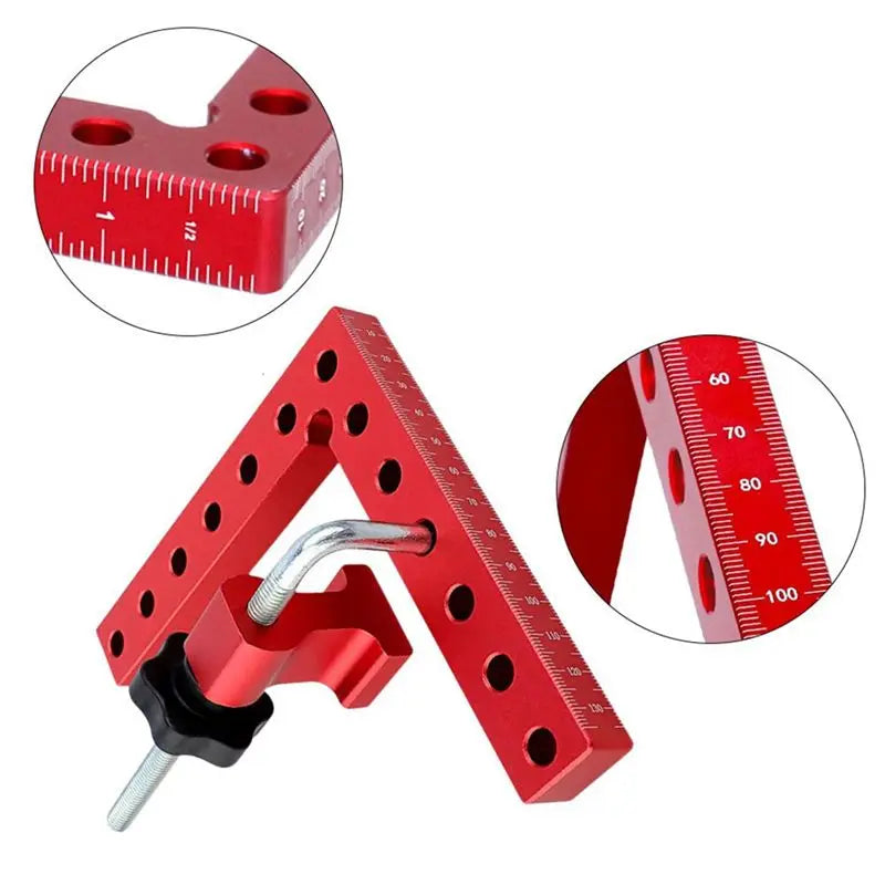 LIKE WISH 3 Pieces Of Woodworking Right-Angle Fixture Right-Angle Fixing Clamp L-Shaped Auxiliary Fixture Oasis Select
